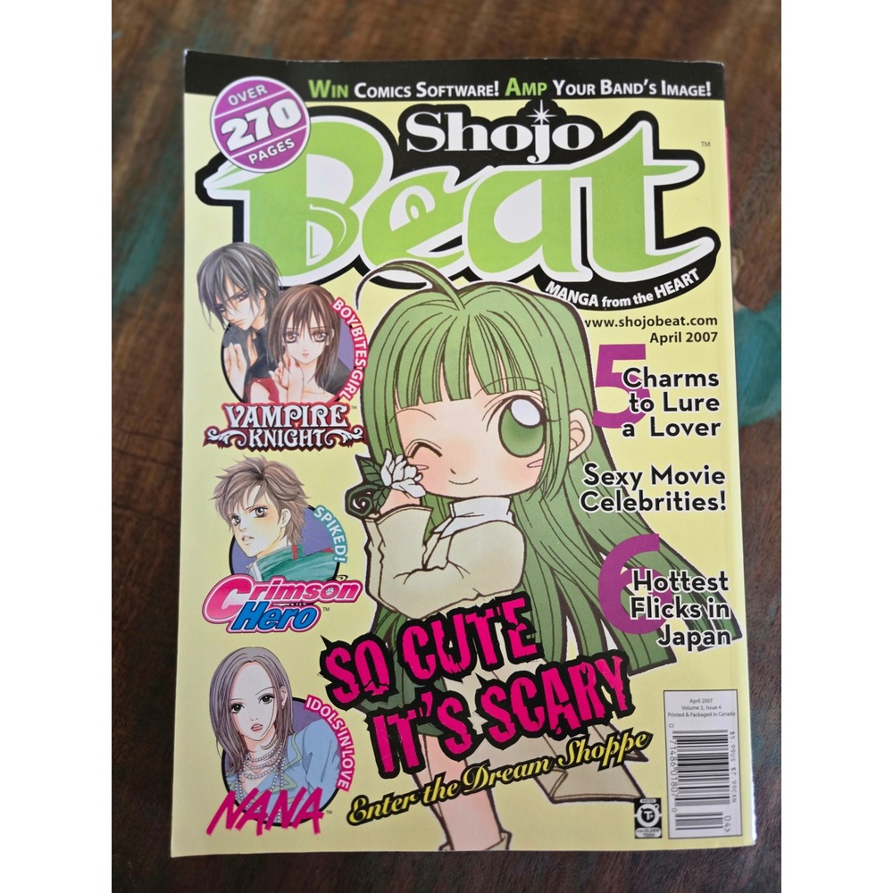 Shojo Beat Manga Magazine April 2007 Vol 3 Issue 4 Vampire Knight Nana Viz Media